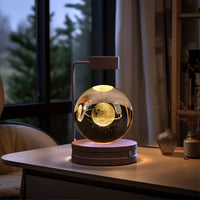 Crystal Ball Cosmic Dinosaur Indoor Night Light Usb Power Warm Bedside