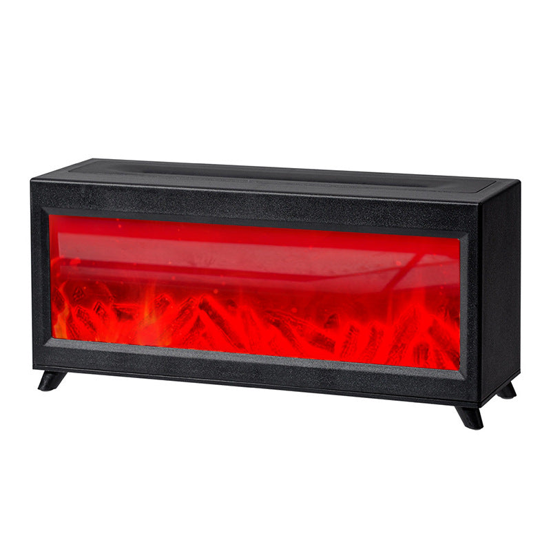 Simulated Flame Fireplace Aroma Diffuser, Large Mist Humidifier, Automatic Fragrance Sprayer For Home & Office — view 3
