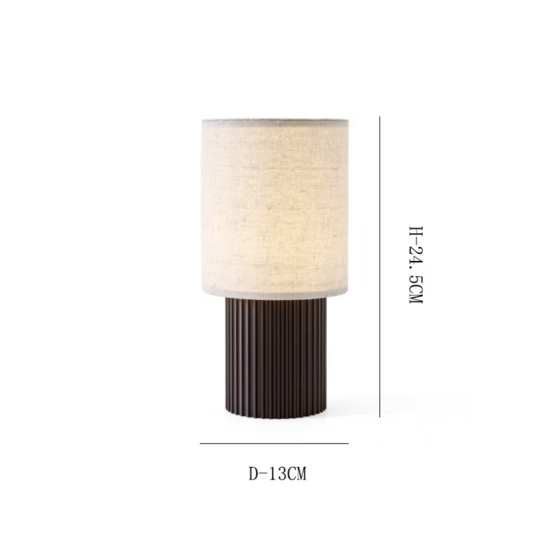 Portable Rechargeable Fabric Table Lamp — view 2
