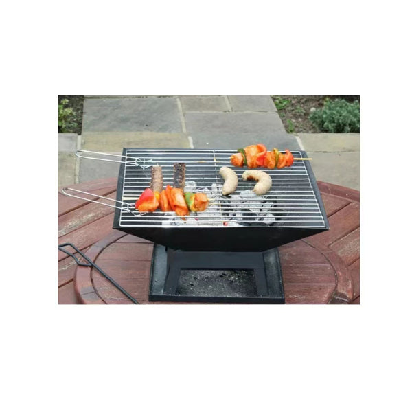 Modernisation Square BBQ Grill Outdoor Heater Garden Outdoor Fireplace Portable Fire Pit Contracted Barbecue Brazier Wood Stove — view 3