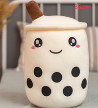 Cute Fruit Drink Plush Stuffed Soft Strawberry Milk Tea Plush Boba Tea Cup