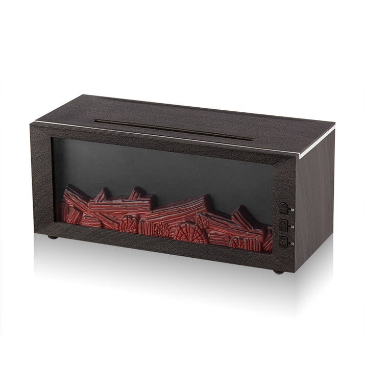 Modern Minimalist Fireplace Aroma Diffuser — view 3