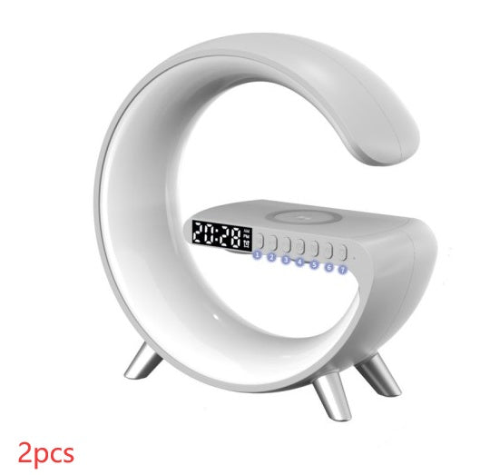 New Intelligent G Shaped Led Lamp Bluetooth Speake Wireless Charger