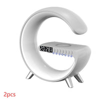 New Intelligent G Shaped Led Lamp Bluetooth Speake Wireless Charger