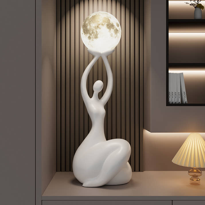 Abstract Figurine Art Piece High-end Floor-standing Ambient Lamp — view 2