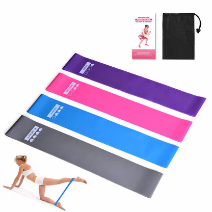 Resistance Bands for Fitness – Elastic Booty Bands for Gym, Yoga & Bodybuilding