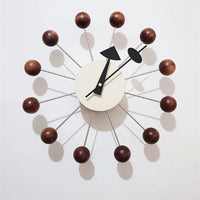 Solid Wood Fashionable Art Candy Wall Clock