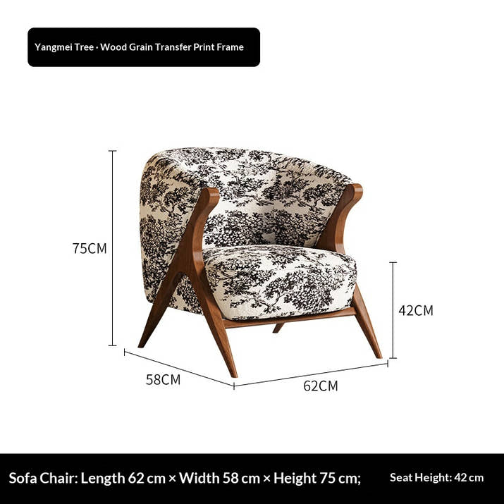 Retro Single Sofa Chair For Home Use — view 6