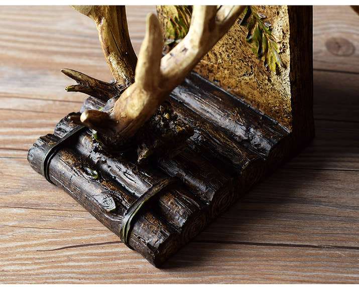 Office Decoration Ornament Antler Bookends — view 6