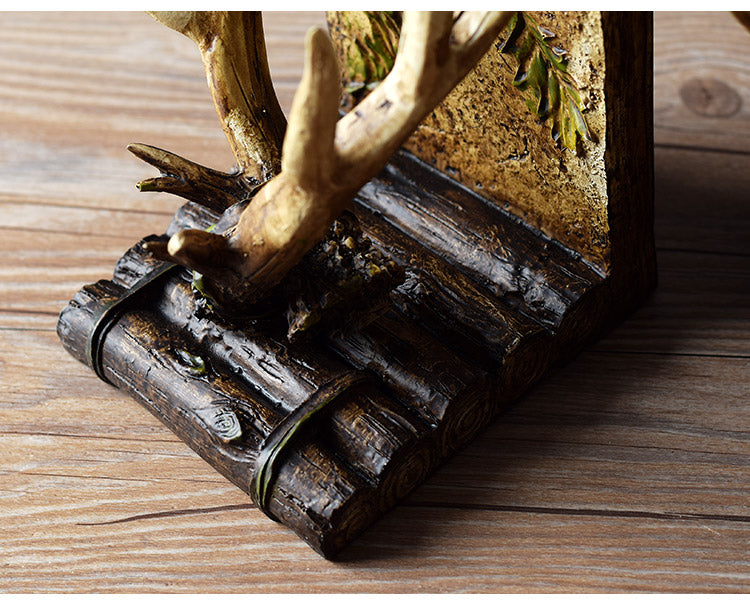 Office Decoration Ornament Antler Bookends — view 6