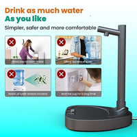 Added Extension Tupe Water Dispenser Automatic Water Bottle Desktop