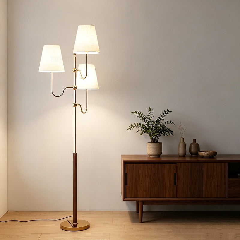 Medieval-style Multi-head Palace-style Floor Lamp — view 5