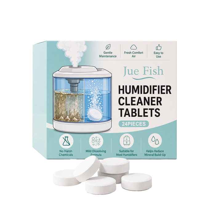 JUE FISH Humidifier Cleaner Tablets, 24pcs, Dietary Supplement for Daily Wellness
