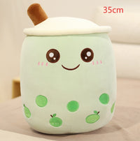 Cute Fruit Drink Plush Stuffed Soft Strawberry Milk Tea Plush Boba Tea Cup