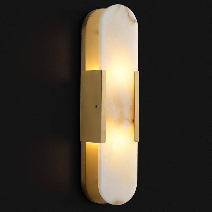 Postmodern Spanish Marble Wall Lamp, Light Luxury Hotel Bedroom, Living Room, Study, Bathroom Cabinet, Mirror, Hallway, Entrance Light