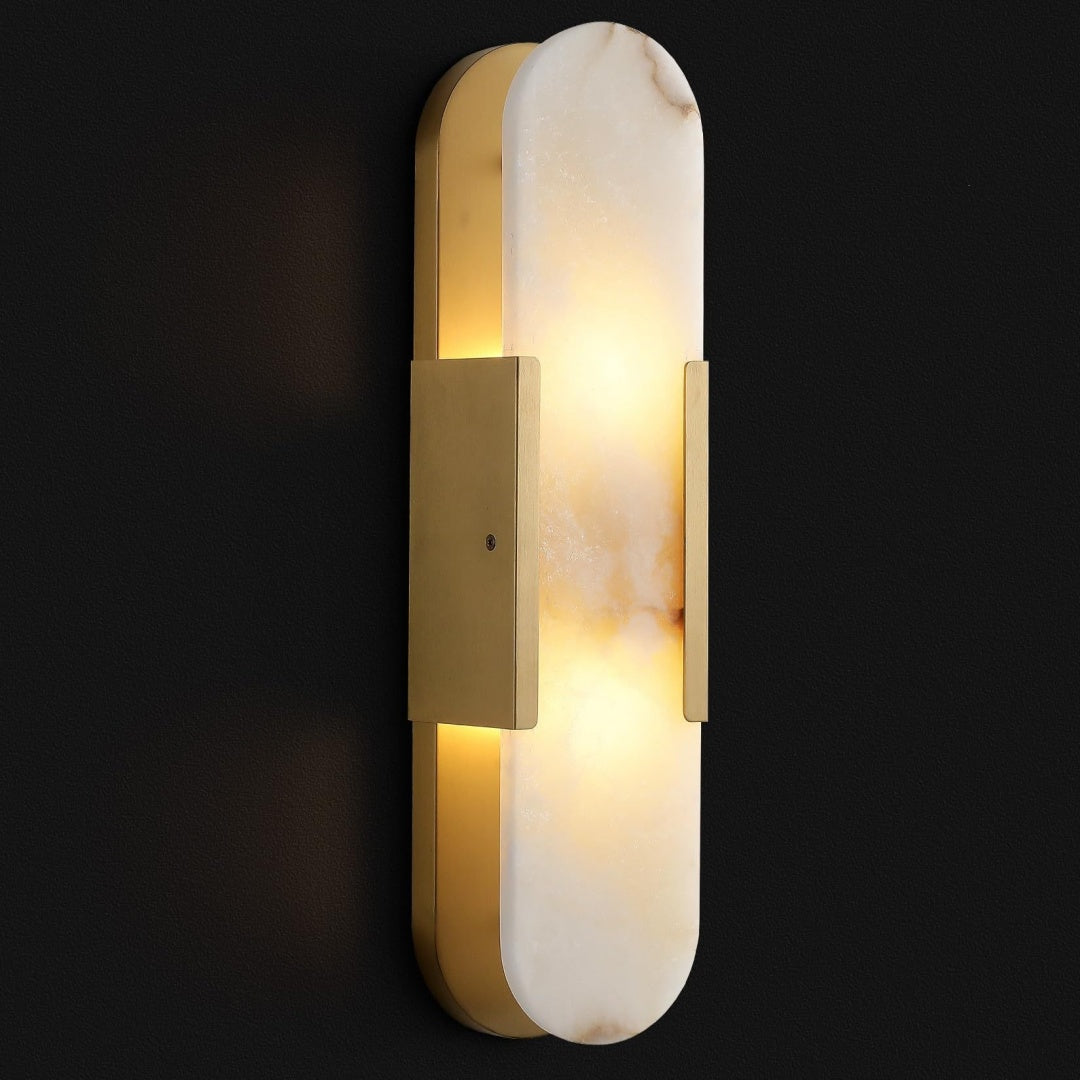 Postmodern Spanish Marble Wall Lamp, Light Luxury Hotel Bedroom, Living Room, Study, Bathroom Cabinet, Mirror, Hallway, Entrance Light