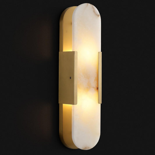Postmodern Spanish Marble Wall Lamp, Light Luxury Hotel Bedroom, Living Room, Study, Bathroom Cabinet, Mirror, Hallway, Entrance Light