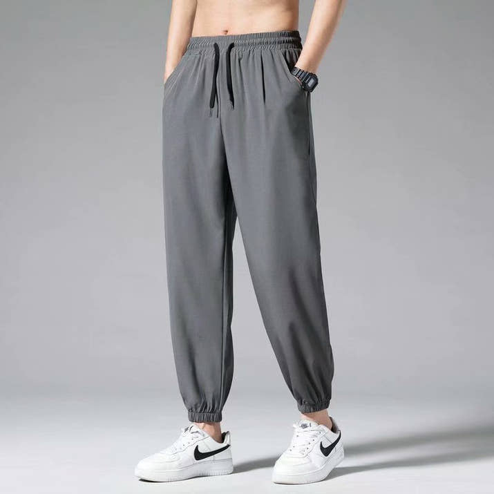 Drawstring Wide-Leg Casual Lounge Pants