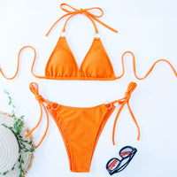 Side-Tie Thong Bikini Set