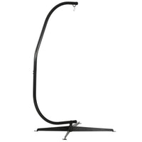 Hanging Hammock Stand Hammock Chair Stand C Stand Steel Heavy Duty Stand For Hanging Hammock Air Porch Swing Chair Indoor Outdoor (Only Construction)
