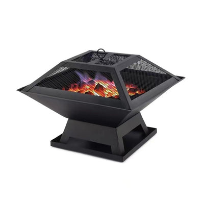 Modernisation Square BBQ Grill Outdoor Heater Garden Outdoor Fireplace Portable