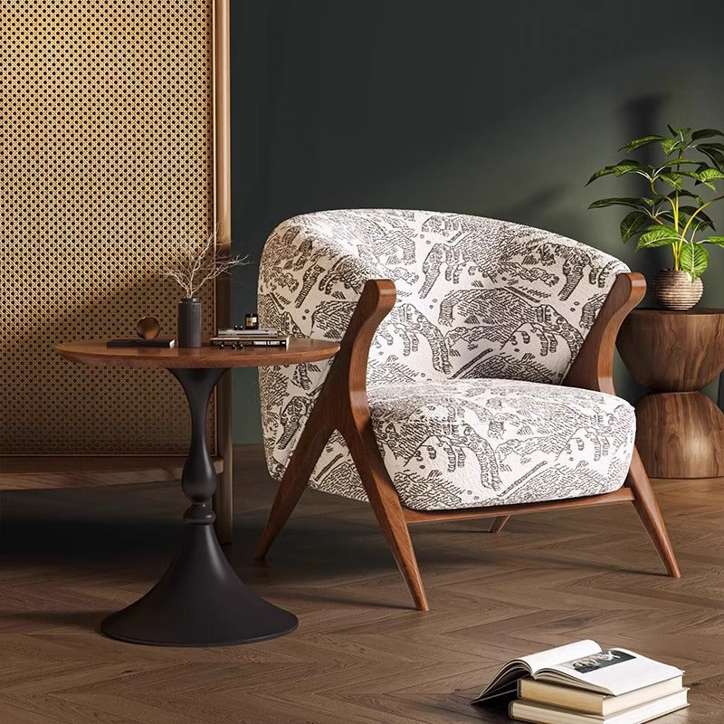 Retro Single Sofa Chair For Home Use