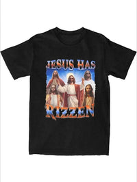 Jesus Has Rizzen Graphic Christian Tee