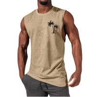 Coconut Tree Beach Tank Top – Summer Casual