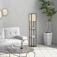 Three-layer Floor Lamp With Storage Rack And Acrylic Lampshade, Suitable For Living Room, Bedroom, Kitchen, Dining Room, Office, Dormitory And Other Places, 160cm, — view 4