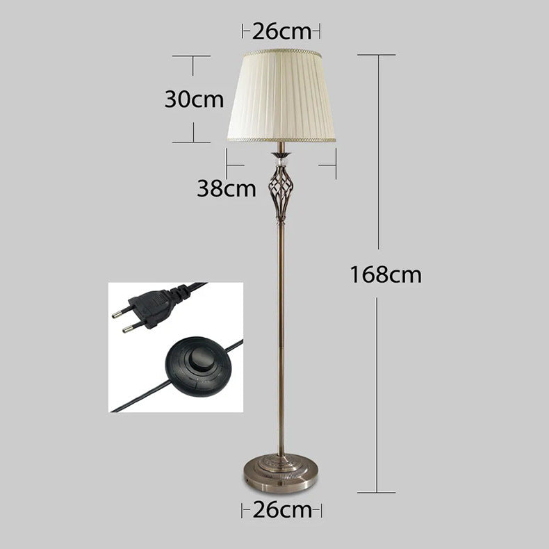 Simple Floor-standing American Minimalist Wrought-iron Lamp — view 3