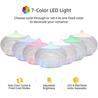 Multi Function Aromatherapy Diffuser & Humidifier Wood Grain Design, 550ml Tank, 7 LED Colors, Remote Control With 6 Essential Oils — view 5