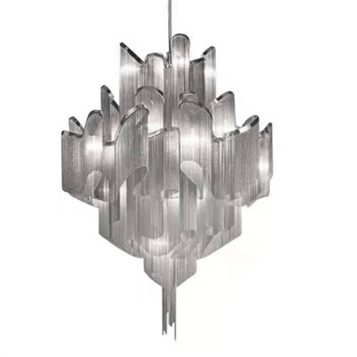 Italian Luxury Fringed Living Room Chandelier — view 4