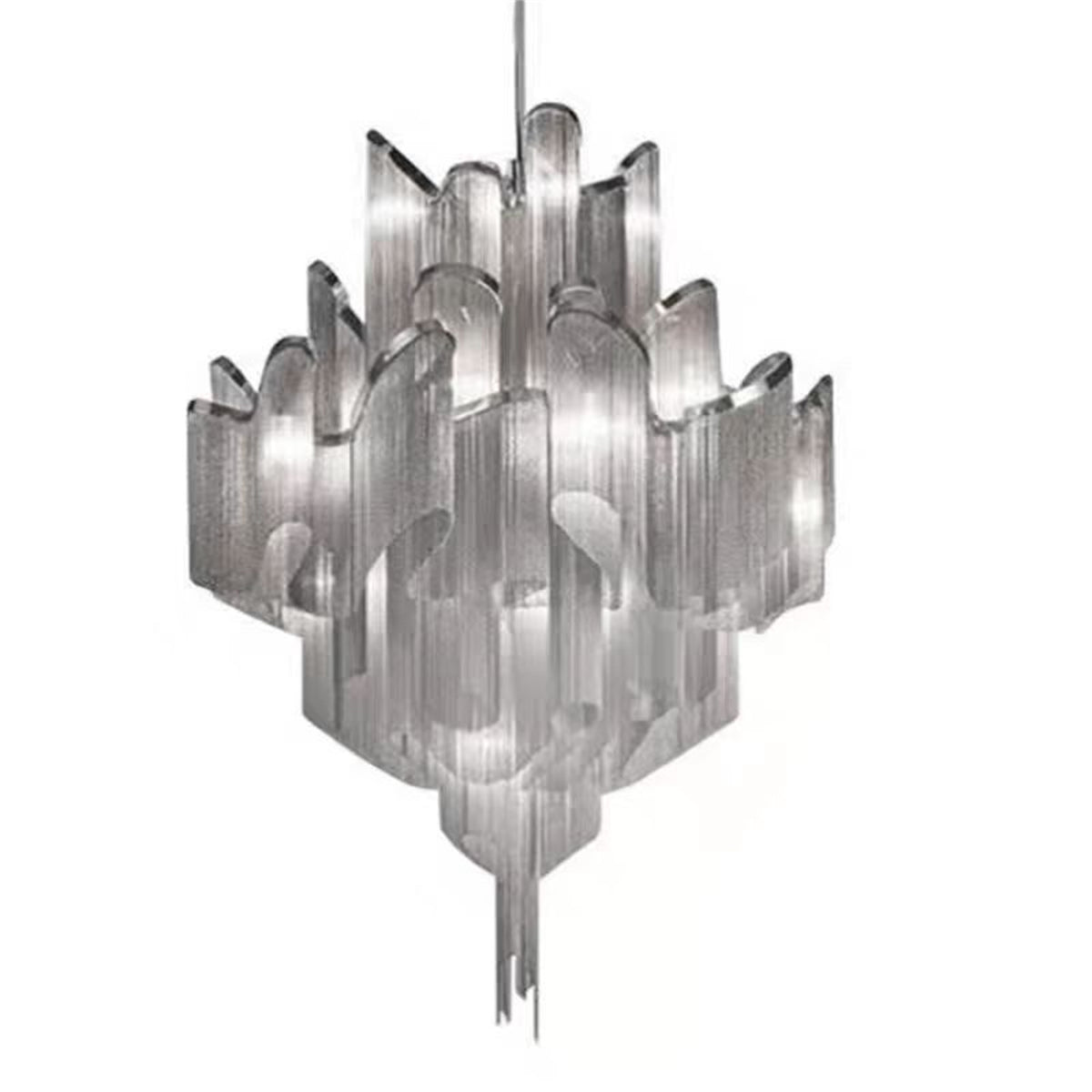 Italian Luxury Fringed Living Room Chandelier — view 4