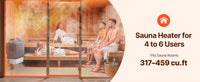 Succebuy Sauna Heater 3/4.5/6/9Kw 220V Electric Sauna Stove Steam Bath