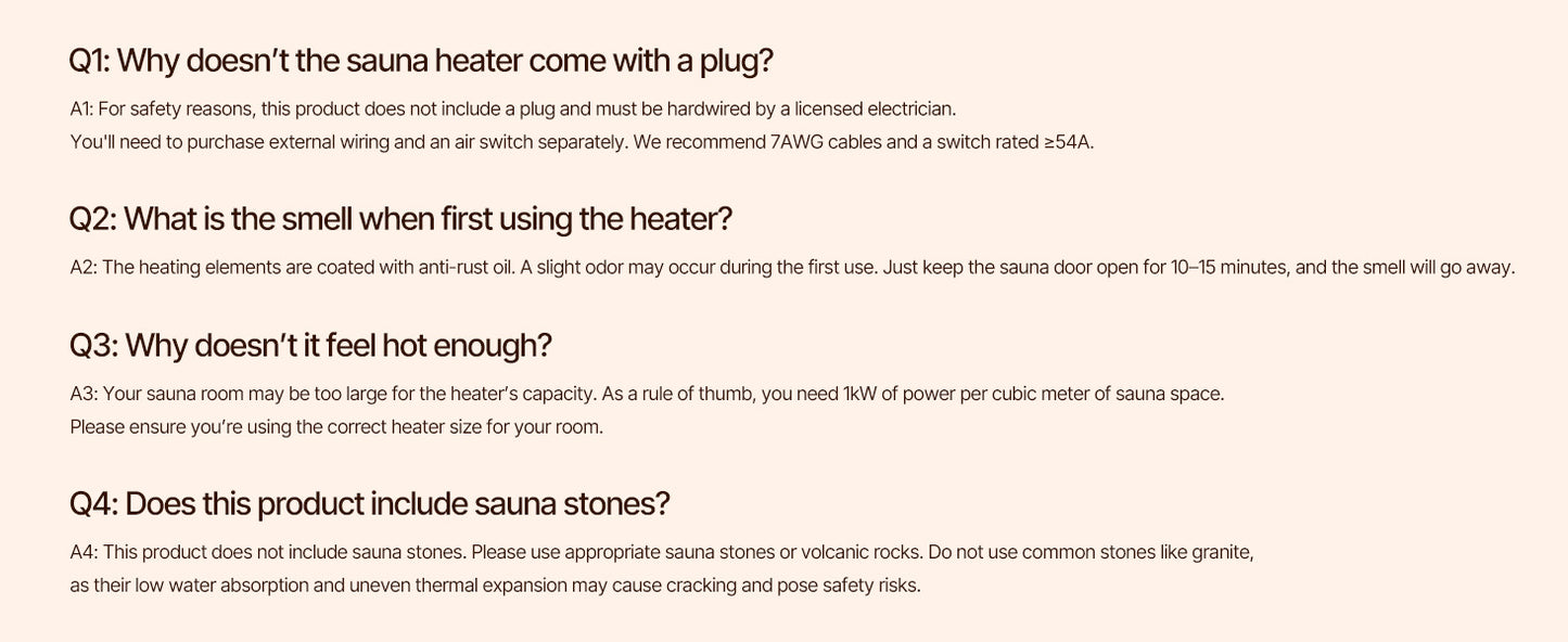 Succebuy Sauna Heater 3/4.5/6/9Kw 220V Electric Sauna Stove Steam Bath